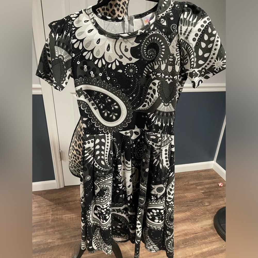 Lularoe paisley printed Amelia‎ dress